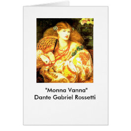Monna Vanna por Dante Gabriel Rossetti