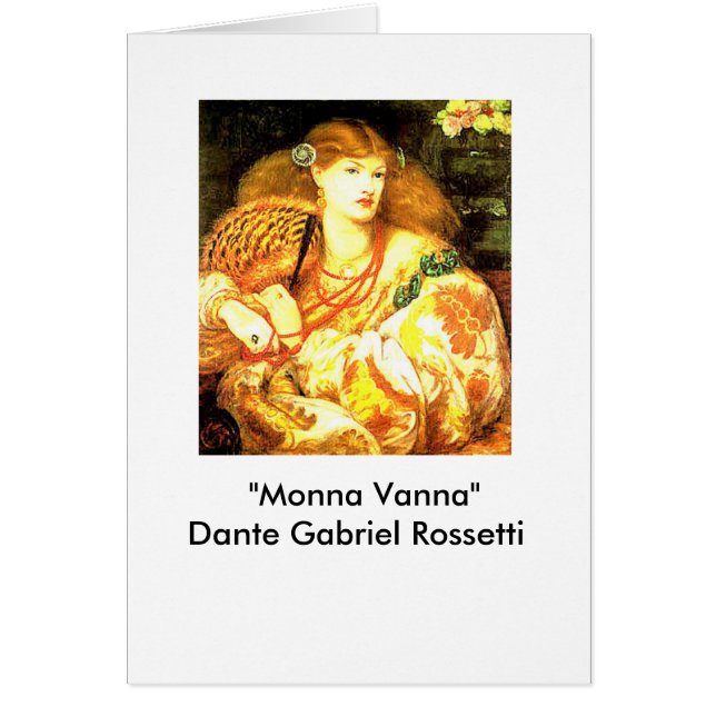 Monna Vanna por Dante Gabriel Rossetti (Frente)