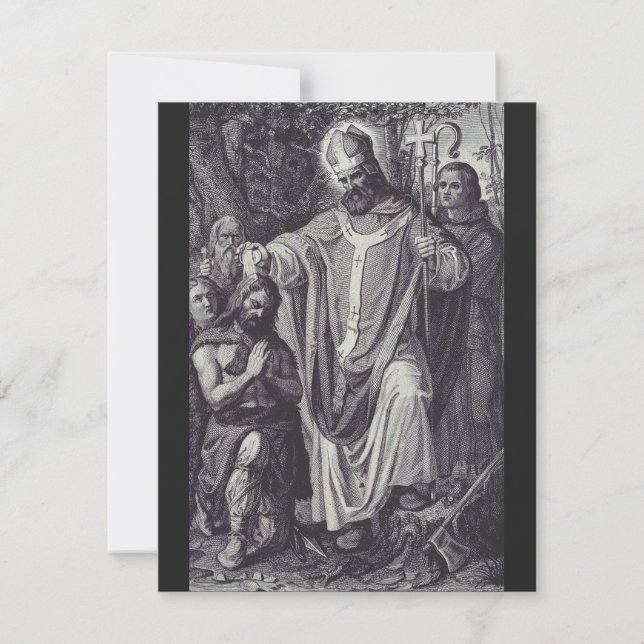 Mono benedictino inglés de Saint Boniface (Anverso)