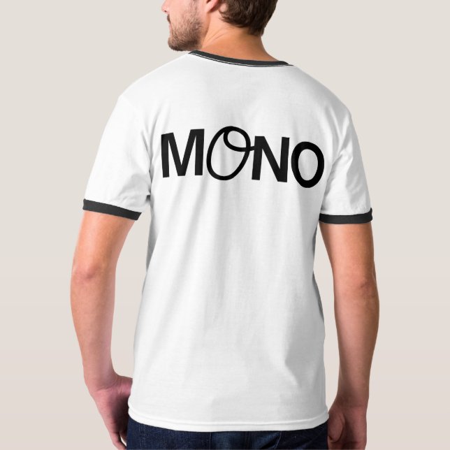 MONO Camiseta básica impresa para hombre (Reverso completo)