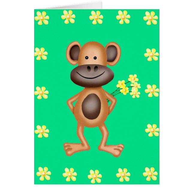 Mono Cheeky Con Flores (Frente)