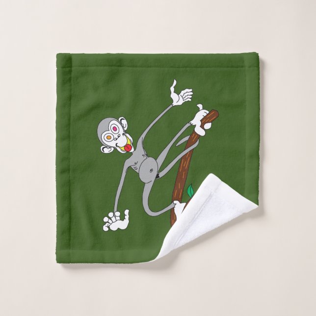 Mono colgando alrededor (Toallita)