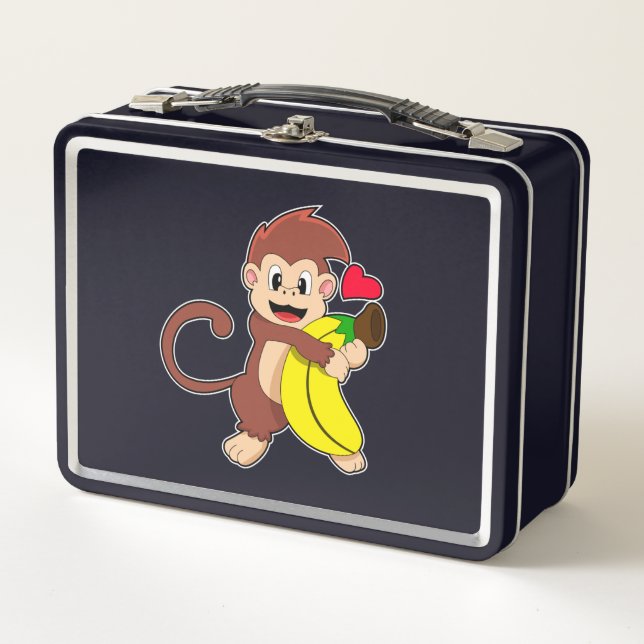 Mono con banana (Anverso)