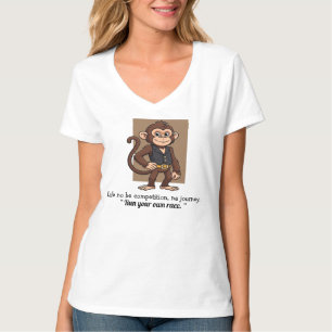 Mono Confidente – Camiseta Minimalista de Estilo d