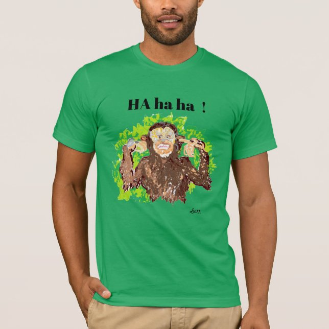 Mono de camiseta alrededor (Anverso)