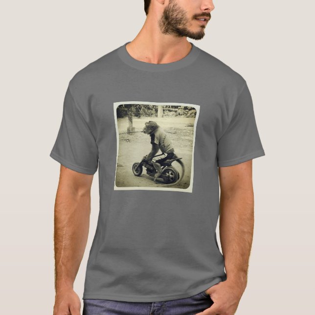 Mono de camiseta de Instagram en bicicleta (Anverso)