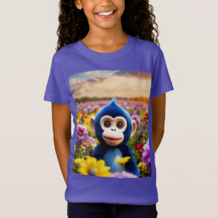 Mono de campo de flores - Tee de Jersey de Baby Fi