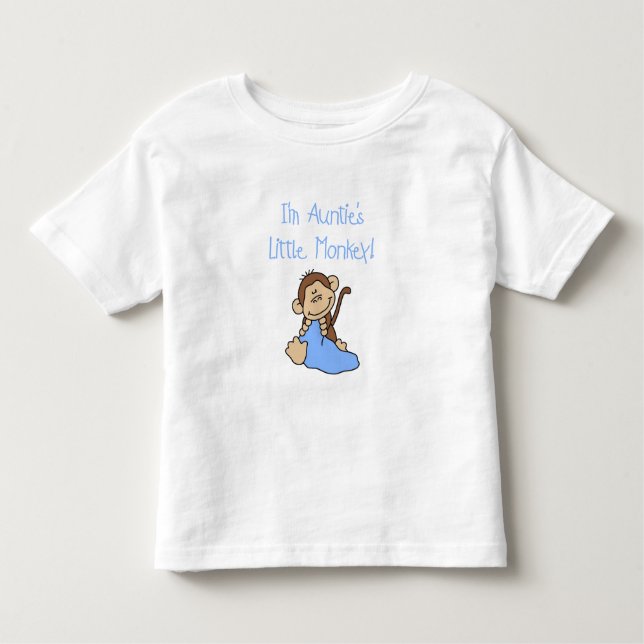 Mono de la tía - camisetas azules y regalos (Anverso)