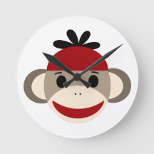 Mono de media luna para niño reloj
