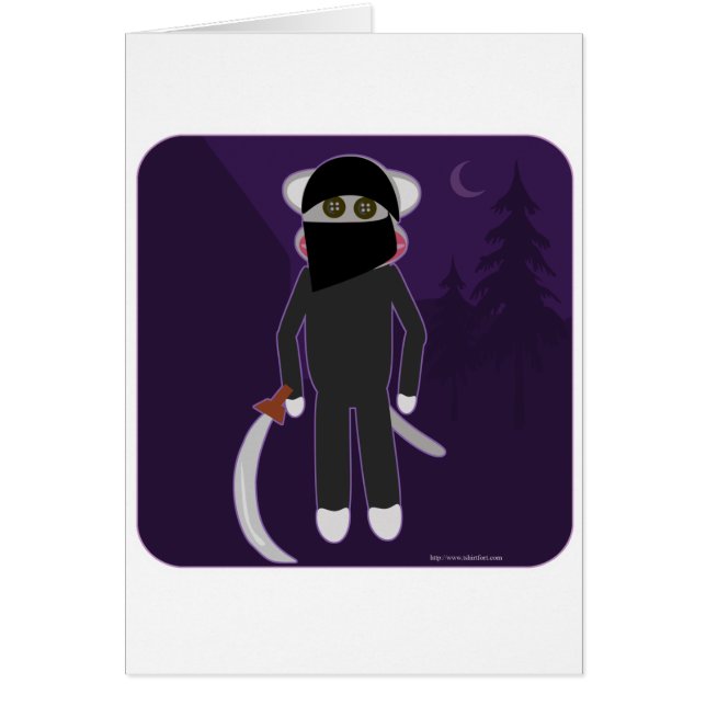 Mono de media sock de Ninja (Frente)