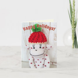 Mono de media - Tarjetas de Navidad de Apple