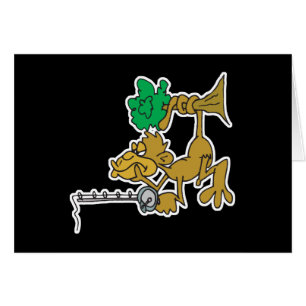 mono de pesca gracioso