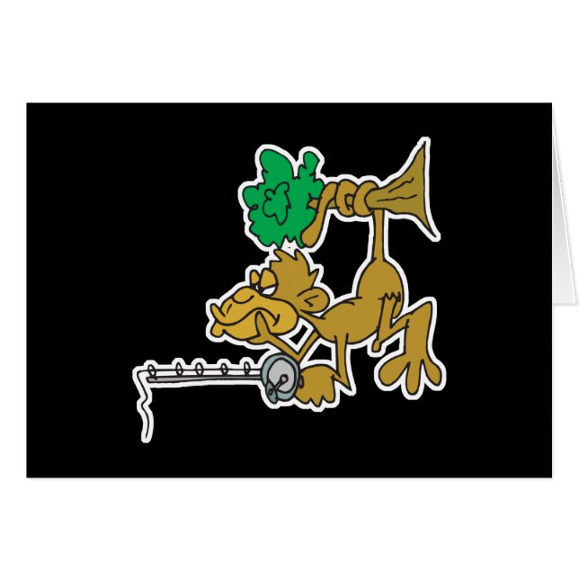 mono de pesca gracioso (Anverso (Horizontal))