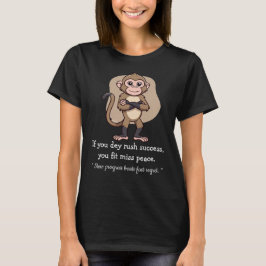 Mono de Progreso Silencioso – Camiseta de Estilo d