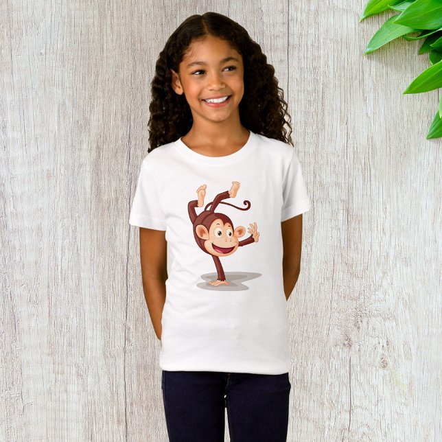 Mono De Una Mano Chicas Camiseta (Subido por el creador)