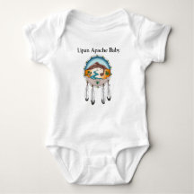 Mono del jersey del bebé de Lipan Apache