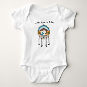 Mono del jersey del bebé de Lipan Apache