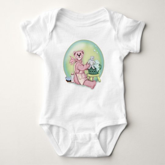 Mono del jersey del bebé del BAÑO del OSO