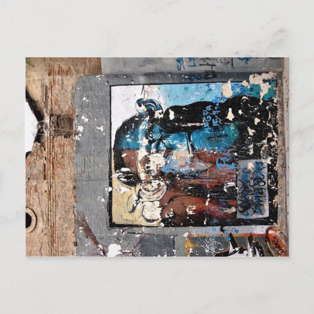 Mono en la postal de Granada (Anverso)