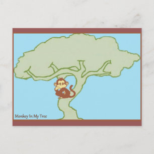 Mono En Las Postales De Mi Árbol