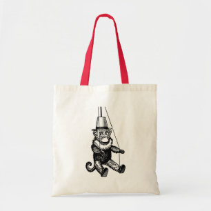 Mono En Una Bolsa De Tetas De Cadena