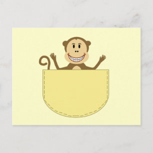 Mono en una postal