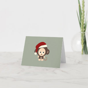 Mono lindo del navidad