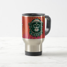 Mono Mug - Mono Astronauta: taza de viaje para el 