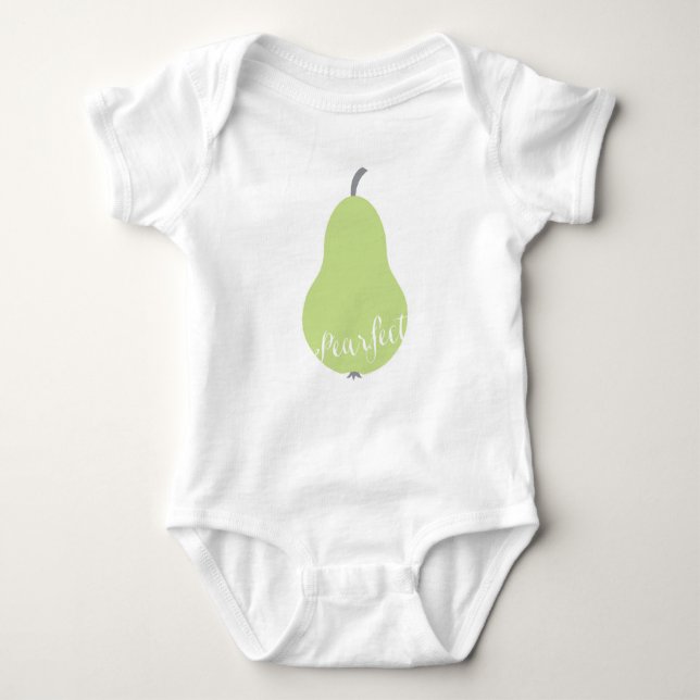 Mono Pearfect del jersey del bebé (Anverso)