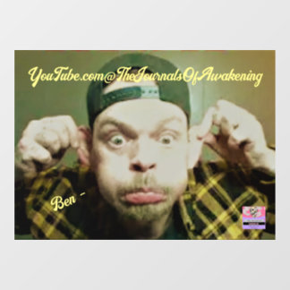 mono pegatina de ventana