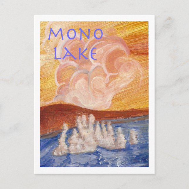 Mono postal del lago (Anverso)