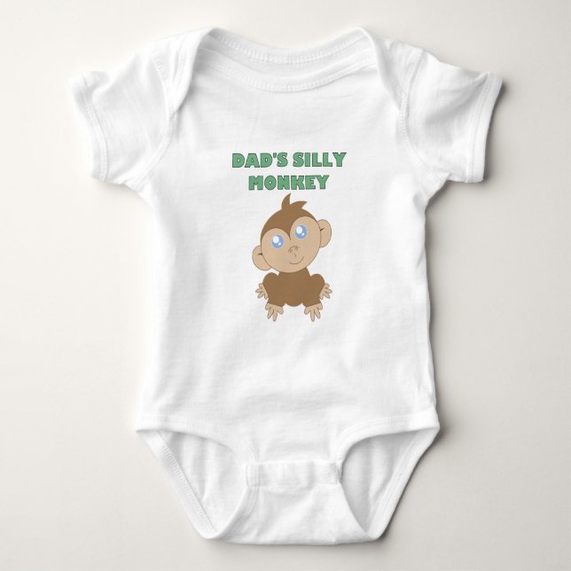 Mono Silly - Bebé Jersey Bodysuit (Anverso)
