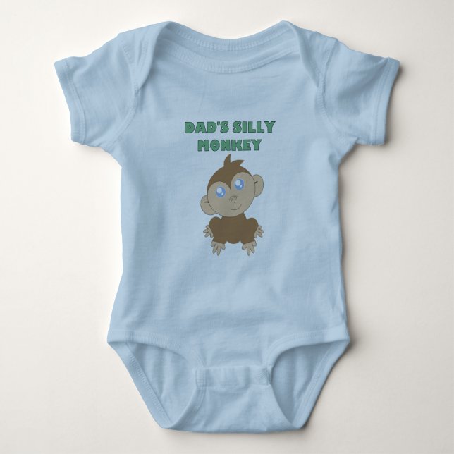 Mono Silly - Bebé Jersey Bodysuit (Anverso)