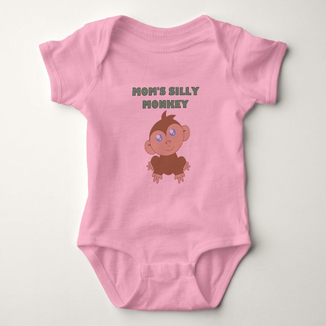 Mono Silly - Bebé Jersey Bodysuit (Anverso)
