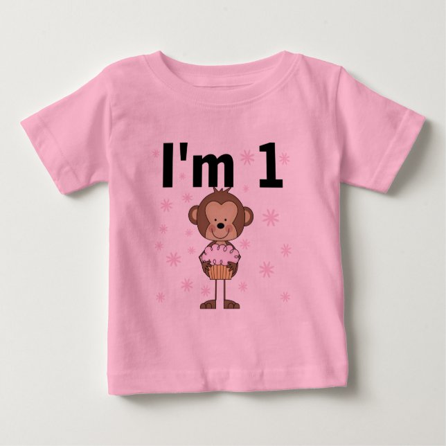 Mono soy camisetas y regalos de 1 cumpleaños (Anverso)