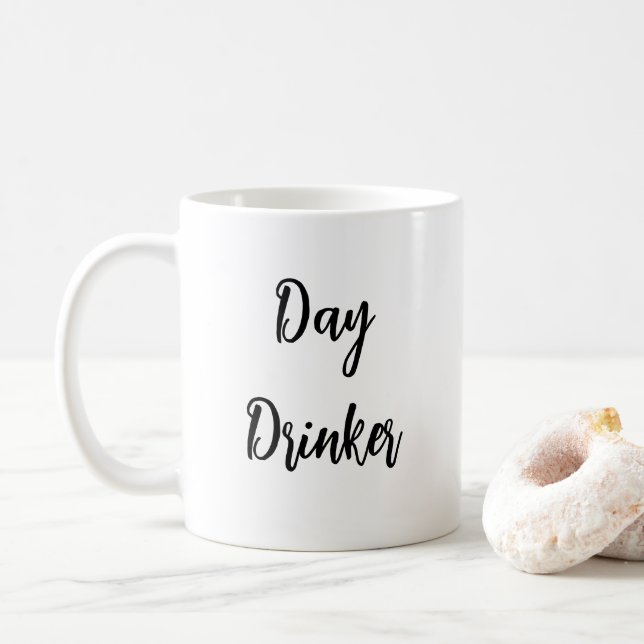 ¡MONO! 🍹 Taza para bebedor de día – Café divertid (Con donut)