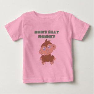 Mono tonto - Camiseta de Jersey fina para bebé