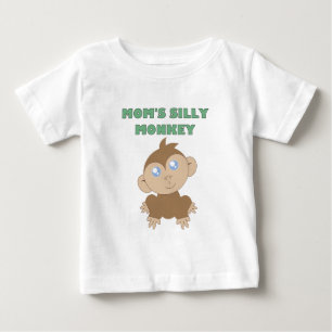 Mono tonto - Camiseta de Jersey fina para bebé