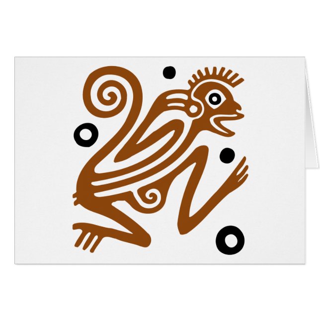 Mono tribal (Anverso (Horizontal))