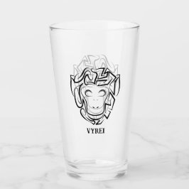 Mono tribal blanco y negro