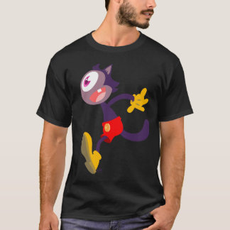 Monocular cat personalizado Camiseta oscura