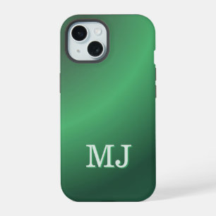 Monogram Modern Green Holiday