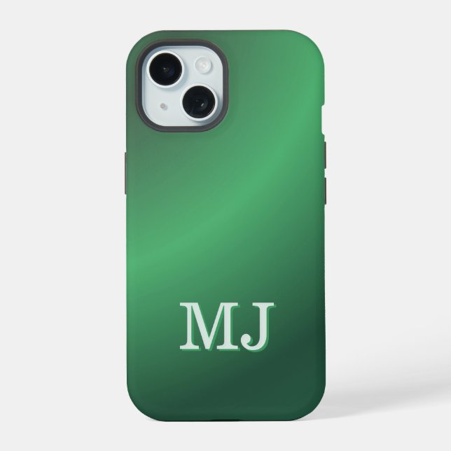 Monogram Modern Green Holiday (Reverso )