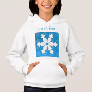 Monograma 20XX Hola copo de nieve de feriado de in