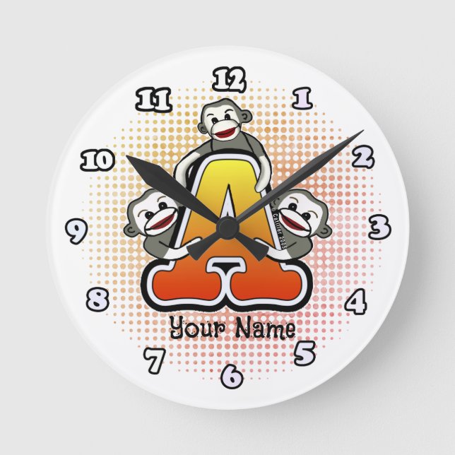 Monograma A Reloj De Mono (Anverso)