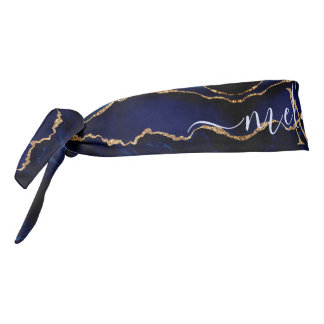 Monograma Agy Navy Blue Gold Gemstone