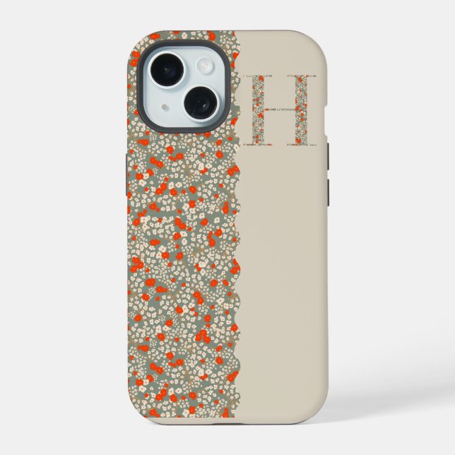 MONOGRAMA AUTOMÁTICO H BG FLORES PEQUEÑOS ROJOS (Reverso )