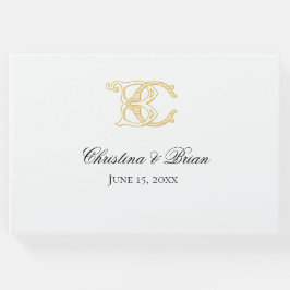 Monograma BC del libro de invitados