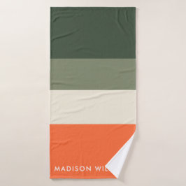 Monograma Bloque de color Banda horizontal Baraja 