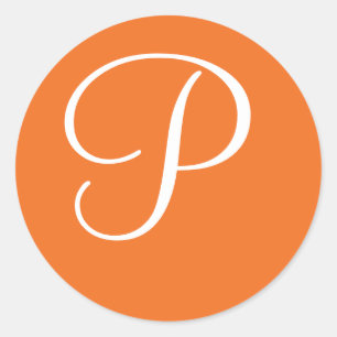 Monograma Boda de sellos Monograma Pegatina